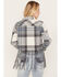 Image #4 - Idyllwind Women's Walker Cropped Fringe Jacket, Navy, hi-res