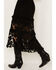 Image #5 - Shyanne Women's Diamond Embroidered Mesh Skirt, Black, hi-res