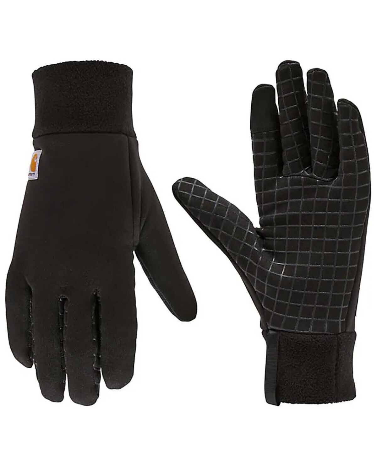 Carhartt Stretch Fleece Liner Gloves, Black, hi-res