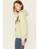 Image #2 - Wrangler Retro Women's Classic Logo Hoodie, Green, hi-res