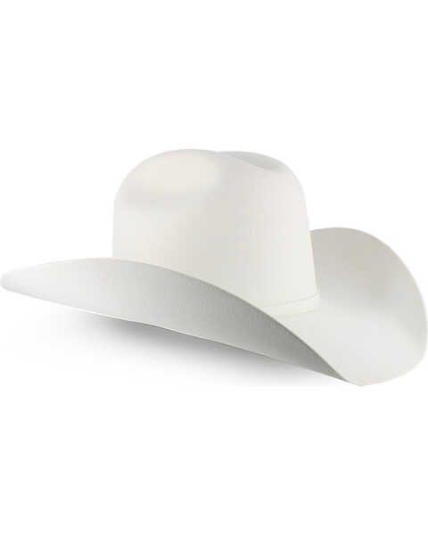 Serratelli 6X Beaver Fur Felt Cowboy Hat, White, hi-res