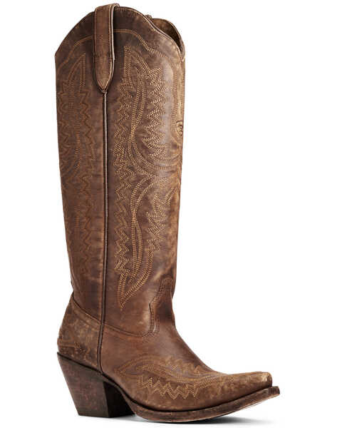 Ariat Women's Casanova Tall Western Boots - Snip Toe, Brown, hi-res