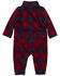 Image #2 - Carhartt Infant Boys' Plaid Print Long Sleeve Zip-Up Onesie, Red, hi-res