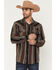 Image #1 - Moonshine Spirit Men's Reverend Striped Print Long Sleeve Snap Flannel Shirt, Multi, hi-res