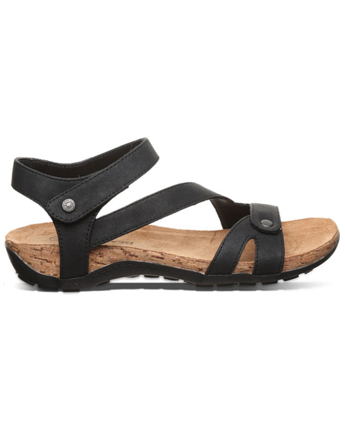 Image #2 - Bearpaw Women's Solana Casual Sandals, Black, hi-res