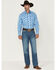 Image #1 - Wrangler Men's 20X Barnaby Medium Wash Relaxed Straight Stretch Denim Jeans, Medium Wash, hi-res
