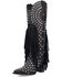 Image #4 - Dingo Women's Shoe Pony Fringe Rhinestone Tall Western Boots - Round Toe, Black, hi-res