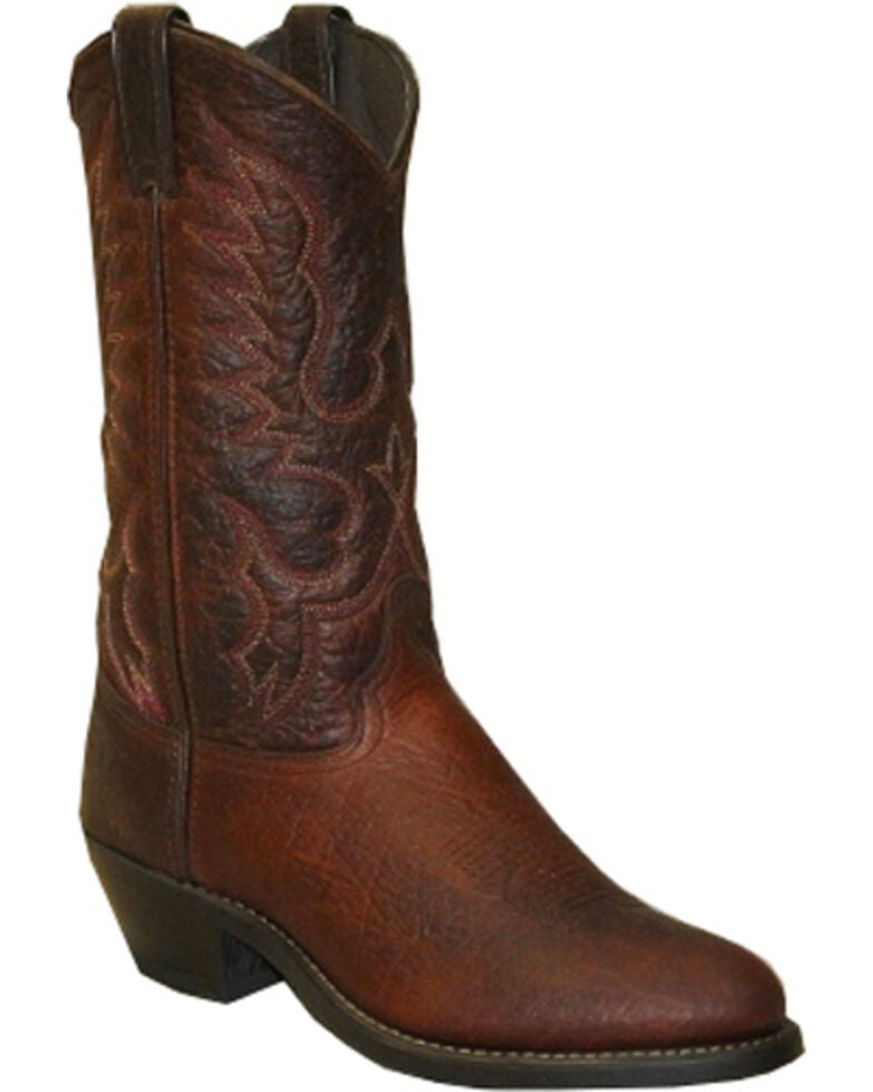 Abilene Bison Leather Cowboy Boots Medium Toe Sheplers