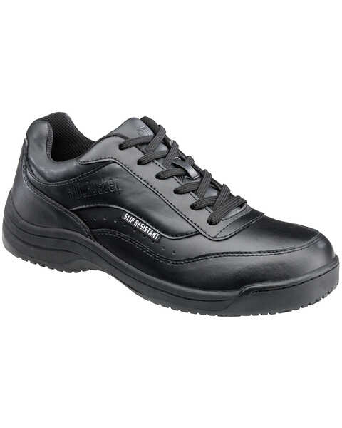 Image #1 - SkidBuster Men's Slip-Resisting Athletic Work Shoes - Round Toe, Black, hi-res