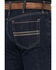 Image #4 - Cinch Men's Silver Label Dark Stonewash Slim Straight Performance Stretch Denim Jeans, Indigo, hi-res