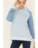 Image #3 - Kimes Ranch Women's Ash Grey Amigo Logo Hoodie, Blue, hi-res