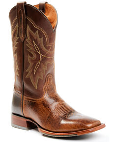 Cody James Men's Blue Collection Western Performance Boots - Broad Square Toe, Brown, hi-res