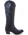 Image #3 - Lane Women's Plain Jane Charcoal Tall Western Boots - Round Toe, Black, hi-res