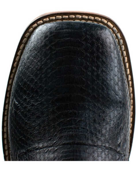 Image #6 - Dan Post Men's Water Snake Exotic Western Boots - Broad Square Toe, Black, hi-res