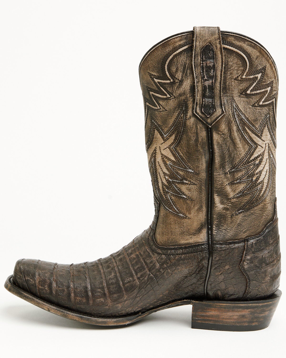 Image #3 - Cody James Black 1978&reg; Men's The Alston Exotic Caiman Belly Western Boots - Square Toe, Brown, hi-res