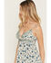 Image #2 - Angie Women's Border Print Front Twist Sleeveless Midi Dress, Ivory, hi-res