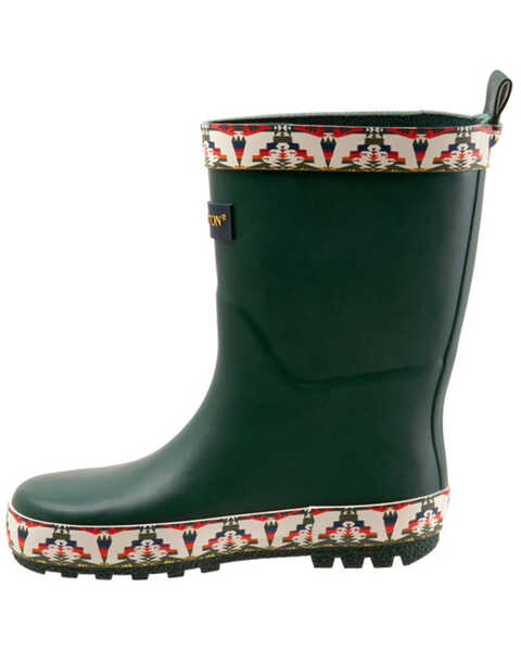 Image #3 - Pendleton Girls' Tucson Rain Boots - Round Toe, Green, hi-res