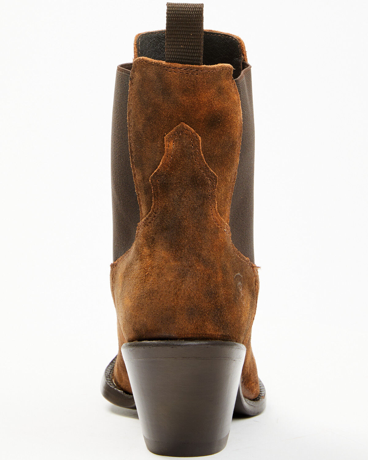 Image #5 - Ariat Women's Shiloh Suede Booties - Round Toe, Brown, hi-res