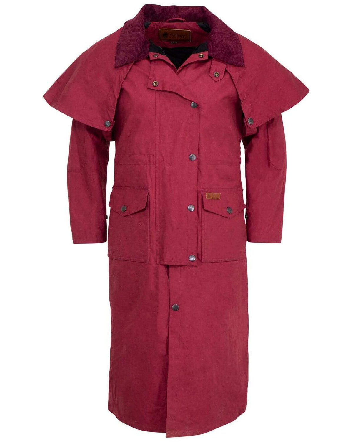 Image #1 - Outback Trading Co. Women's Matilda Duster, Burgundy, hi-res