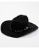 Image #1 - Shyanne Women's Felt Cowboy Hat, Black, hi-res