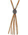 Image #2 - Montana Silversmiths Women's Minimal Gem Corded Leather Necklace, Silver, hi-res