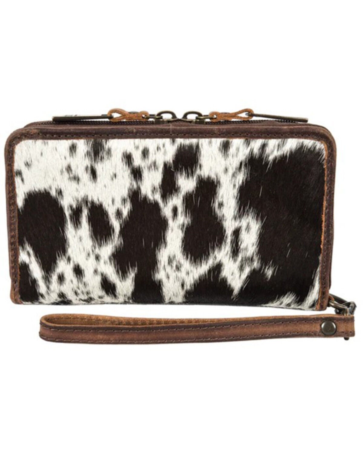 Image #3 - STS Ranchwear By Carroll Kacy Cowhide Organizer Wallet, Black, hi-res