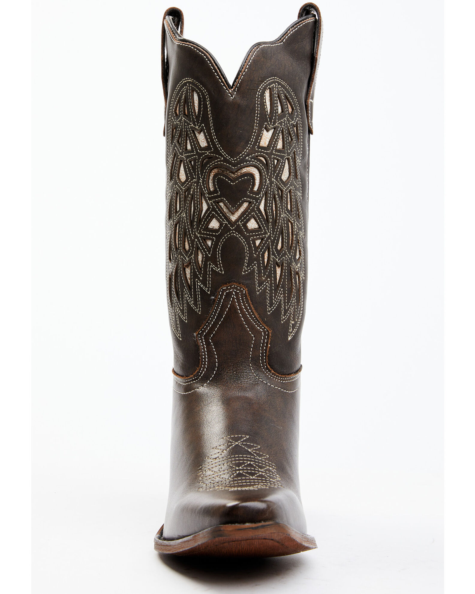 Laredo Women s Heart Angel Wing Cowboy Western Boot Snip Toe