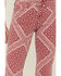 Image #4 - Shyanne Women's Red Bandana Print Flare Jeans, , hi-res