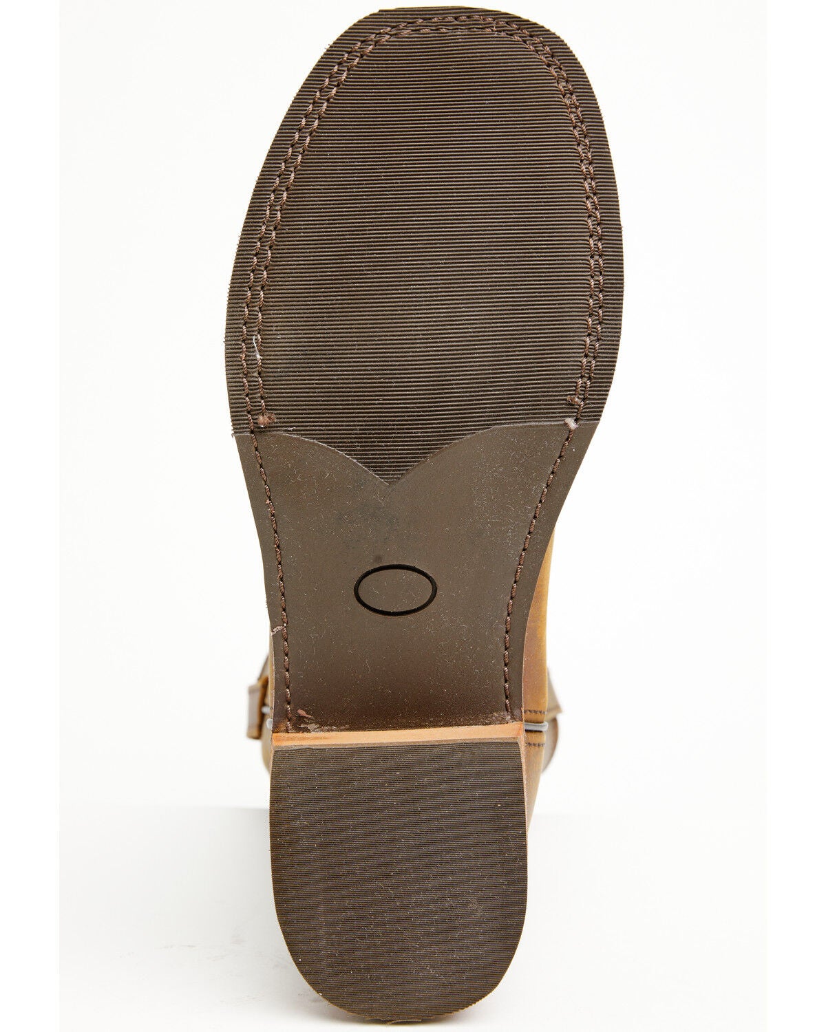 Image #7 - Ad Tec Men's Oiled Western Boots - Square Toe, Brown, hi-res