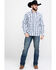 Image #6 - Moonshine Spirit Men's Fireball Plaid Long Sleeve Western Shirt , , hi-res