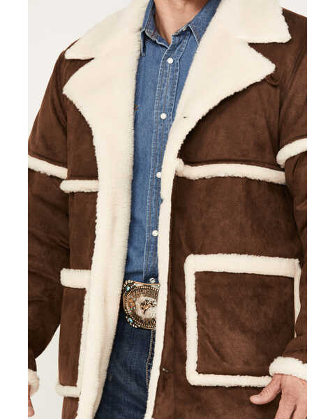 Image #3 - Wrangler Men's Sherpa Cowboy Jacket, , hi-res