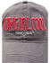 Image #2 - Shyanne Women's Cowgirl Cool Embroidered Solid Back Ball Cap, Grey, hi-res