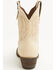Image #5 - Durango Women's Crush Western Booties - Round Toe, Ivory, hi-res