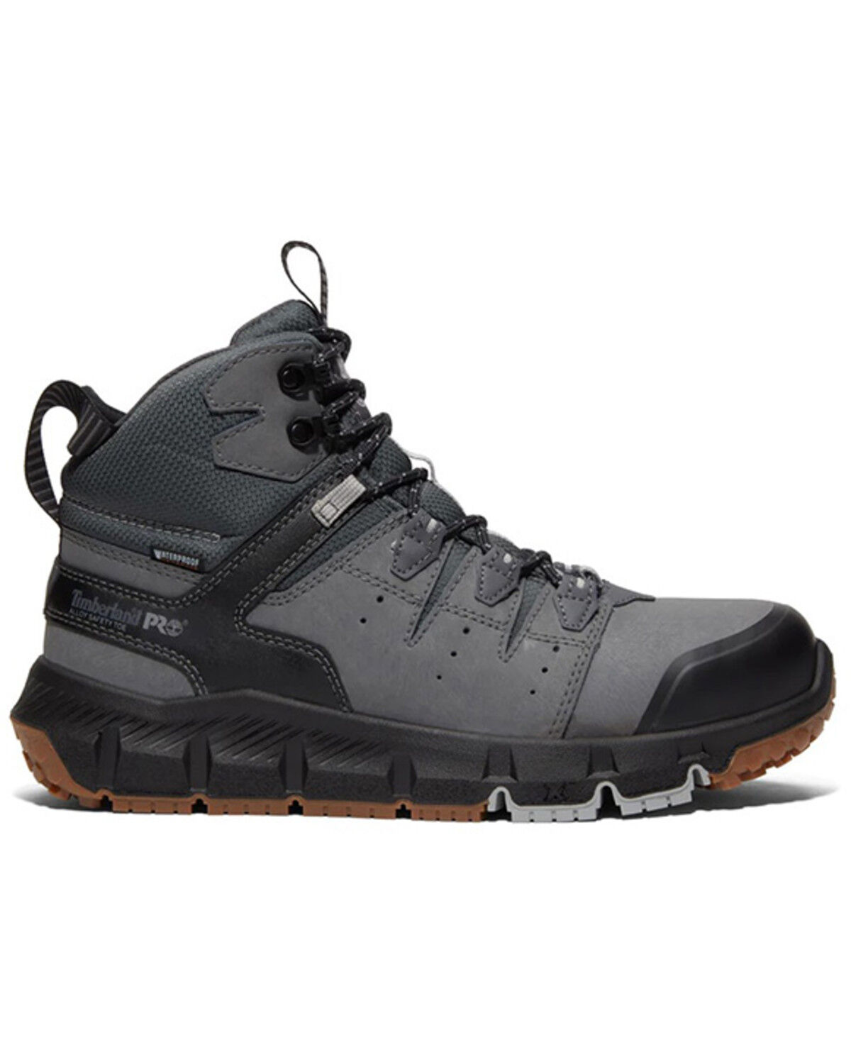 Image #2 - Timberland PRO Men's Tempe 6" Waterproof Work Boots - Alloy Toe, Medium Grey, hi-res