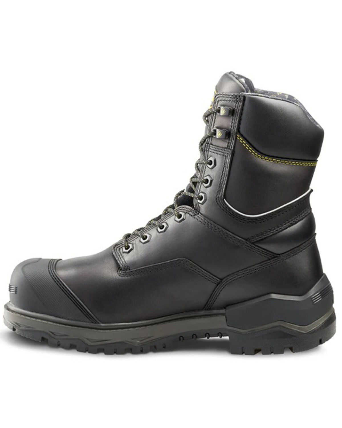 Image #3 - Kodiak Men's 8" Gantry Waterproof Insulated Work Boots - Composite Toe, Black, hi-res