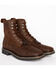 Image #1 - Cody James Men's Mustang Lace-Up Kiltie Work Boots - Soft Toe, Brown, hi-res