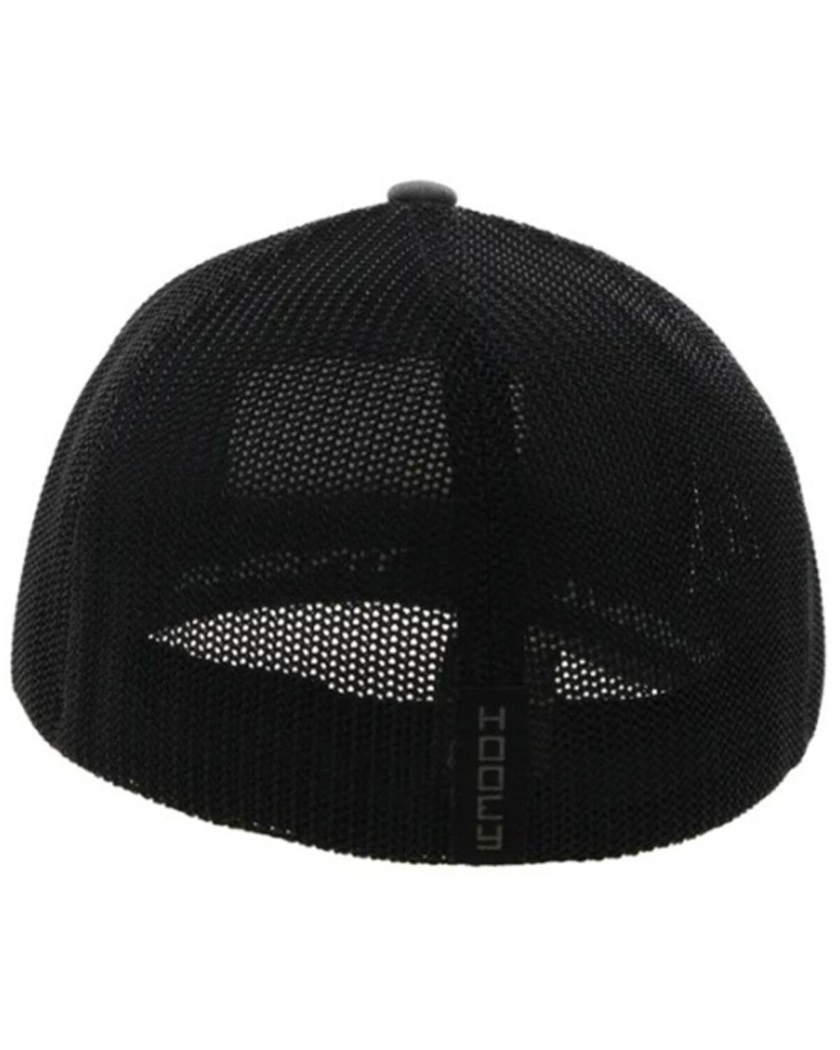 Image #2 - Hooey Men's Liberty Roper Mesh Back Flexfit Trucker Cap, Grey, hi-res