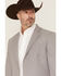 Image #2 - Cody James Men's The Big Spring Faux Suede Button-Down Sportcoat, Light Grey, hi-res
