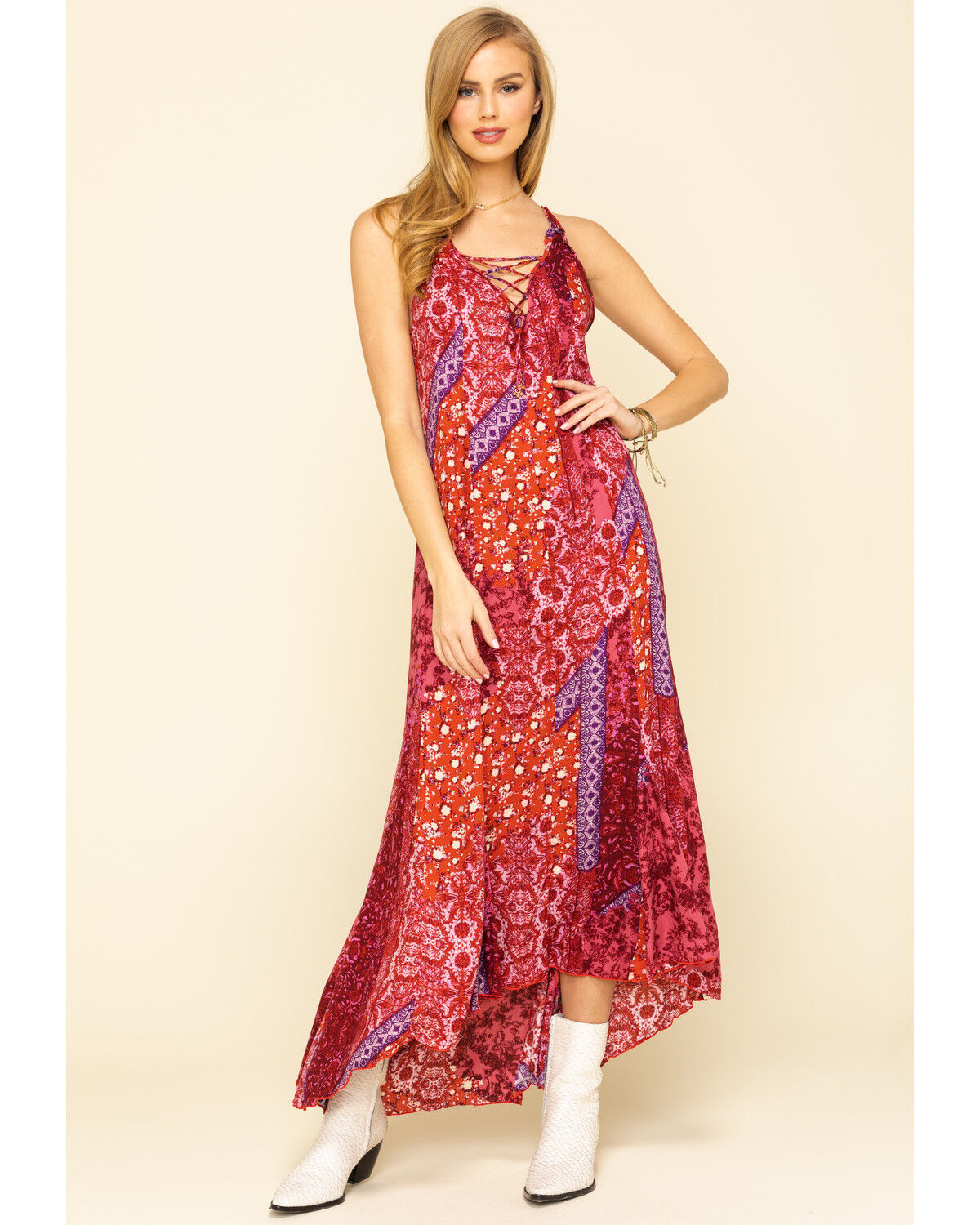 Art Printed Maxi Dress | Sheplers