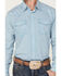 Image #3 - Wrangler 20x Men's Geo Print Long Sleeve Snap Western Shirt, Teal, hi-res