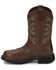 Justin Women's Wanette Waterproof Western Work Boots - Steel Toe, Brown, hi-res