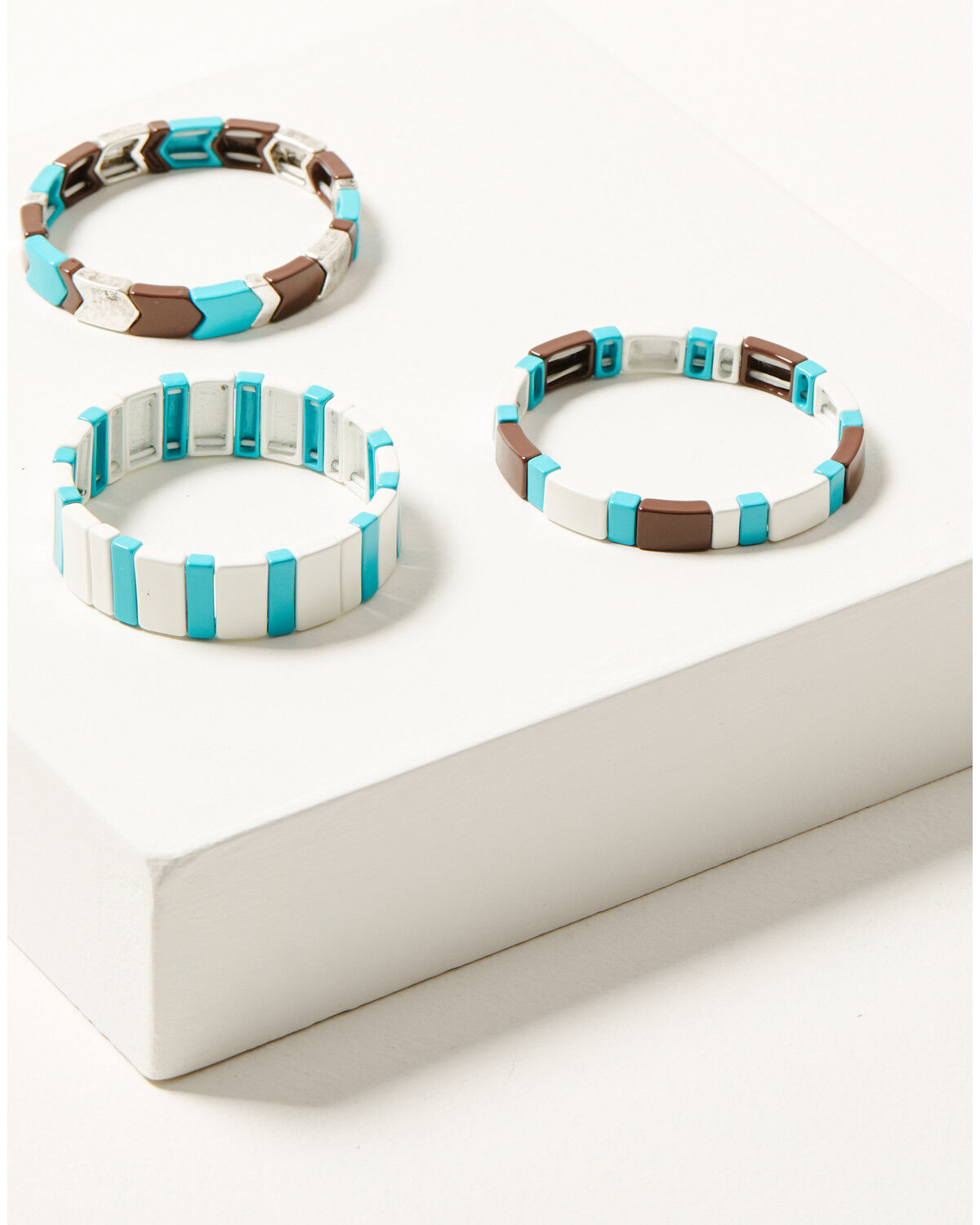 Image #1 - Idyllwind Women's Knox Stretch Bracelet Set - 3 Piece, White, hi-res