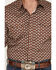 Image #3 - Wrangler Retro Men's Geo Print Long Sleeve Snap Western Shirt, Rust Copper, hi-res