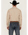Blue Ranchwear Men's Yarn-Dye Stripe Long Sleeve Snap Western Shirt, Wheat, hi-res