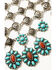 Image #2 - Shyanne Women's Canyon Sunset Turquoise Floral Necklace, Silver, hi-res