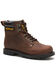 Image #1 - CAT Men's 6" Second Shift Lace-Up Work Boots - Round Toe, Dark Brown, hi-res