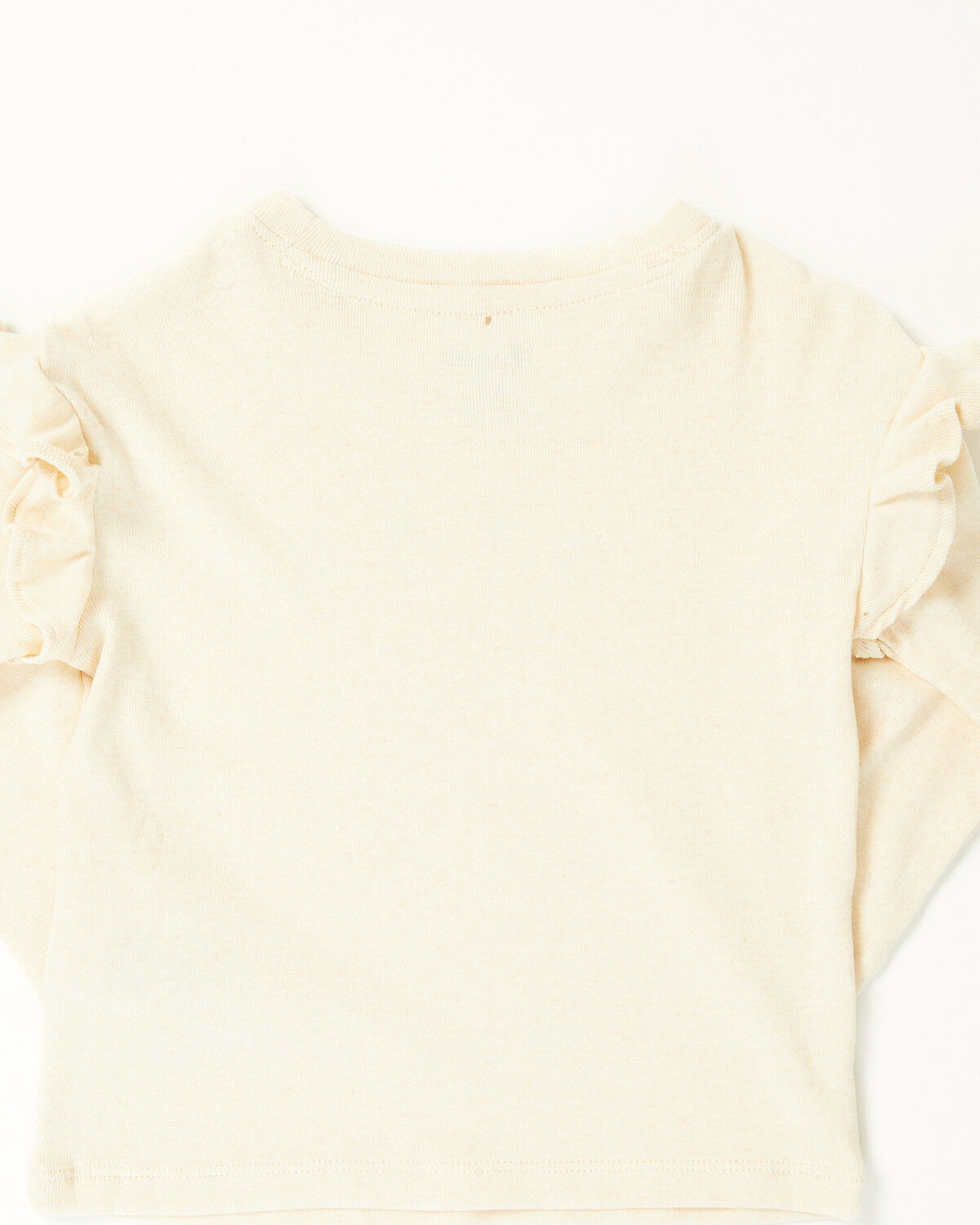 Image #3 - Wrangler Toddler Girls' Stay Wild Long Sleeve Graphic Shirt, Cream, hi-res