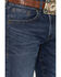 Image #2 - Rock 47 by Wrangler Men's Tynecastle Dark Wash Slim Straight Stretch Denim Jeans, Dark Wash, hi-res