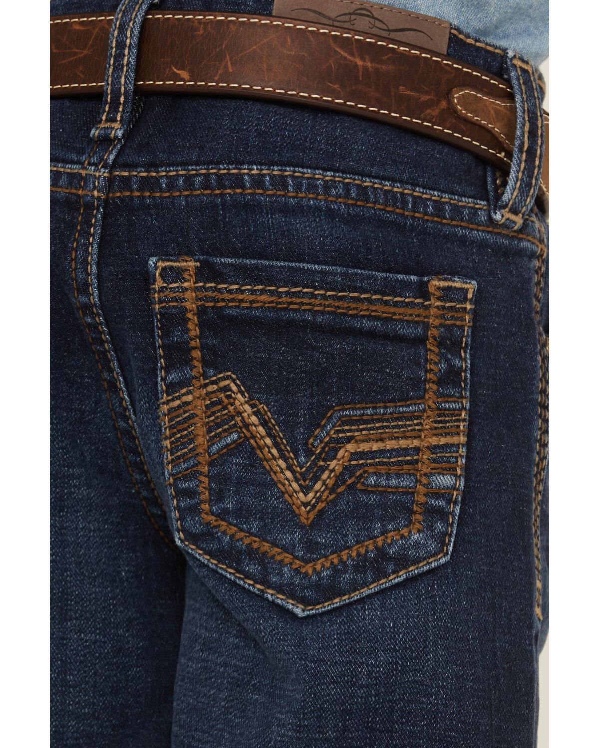 Image #3 - Cody James Boys' Morgan Medium Wash Mid Rise Stretch Relaxed Bootcut Jeans, Blue, hi-res