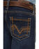 Cody James Youth Boys' Morgan Medium Wash Mid Rise Stretch Relaxed Bootcut Jeans, Blue, hi-res